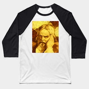 Snorri Sturluson Golden Portrait | Snorri Sturluson Artwork 9 Baseball T-Shirt